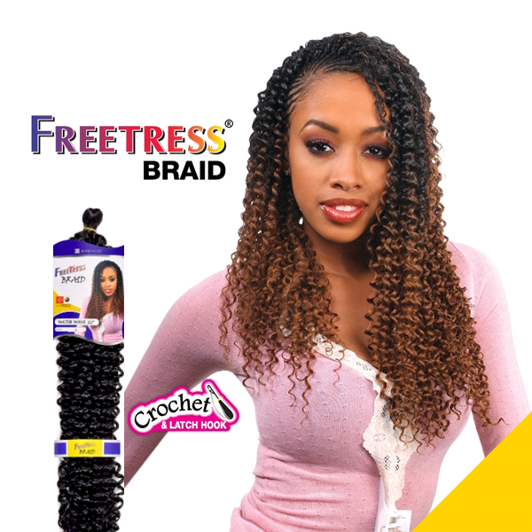 FREETRESS SYNTHETIC CROCHET BRAID WATER WAVE 22 INCH