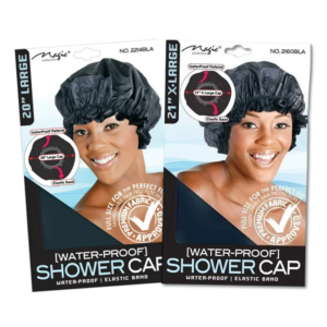 Magic Collection Shower Cap-Black