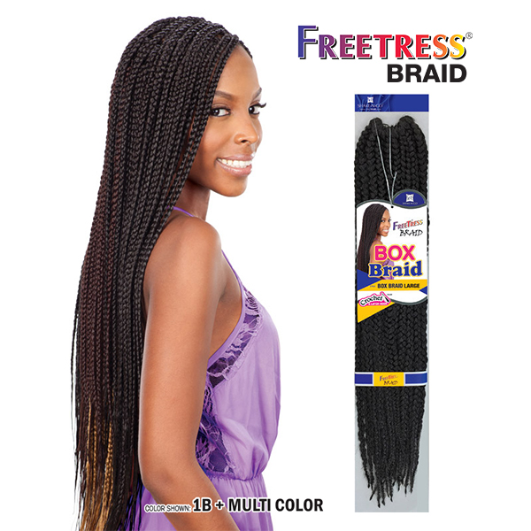 FreeTress: 2X Medium Box Braid 30 Crochet Braids – Beauty Depot O