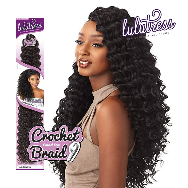 SENSATIONNEL LULUTRESS CROCHET BRAID 18 - DEEP WAVE - Canada wide beauty  supply online store for wigs, braids, weaves, extensions, cosmetics, beauty  applinaces, and beauty cares