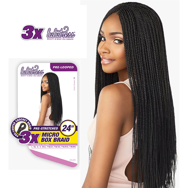 10 Pack Value Deal - 25in. Micro Straight Knot Braids #1B