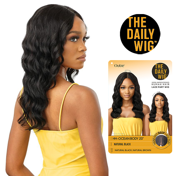 OUTRE THE DAILY 100% HUMAN HAIR LACE WIG - OCEAN BODY 20″ - Canada wide  beauty supply online store for wigs, braids, weaves, extensions, cosmetics,  beauty applinaces, and beauty cares