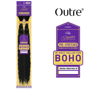 OUTRE PURPLE PACK BRAZILIAN - PRESTRETCHED NATURAL FRENCH BULK 18"