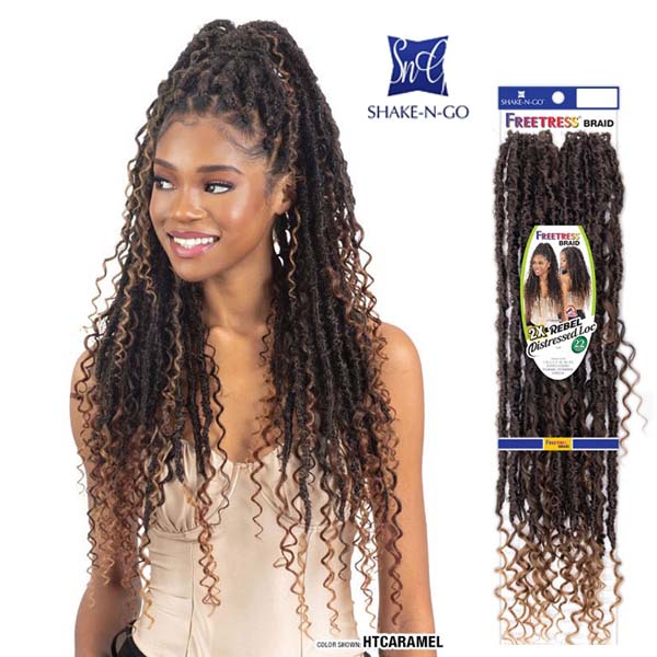 SHAKE-N-GO FREETRESS 2X REBEL DISTRESSED LOC 22 - Canada wide beauty  supply online store for wigs, braids, weaves, extensions, cosmetics, beauty  applinaces, and beauty cares