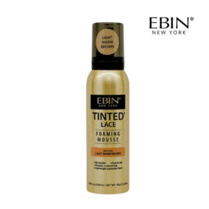 EBIN NEW YORK TINTED LACE FOAMING MOUSSE - LIGTH WARM BROWN 3.38oz