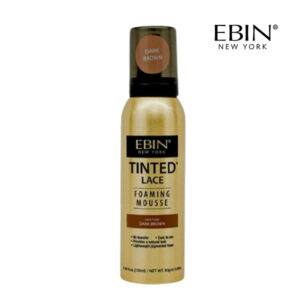 EBIN NEW YORK TINTED LACE FOAMING MOUSSE - DARK BROWN 3.38oz