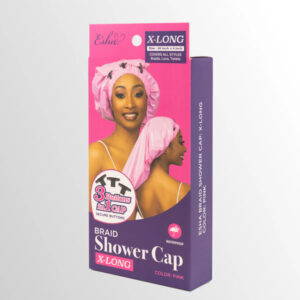 JANET ESHA BRAID SHOWER CAP X-LONG-BLACK