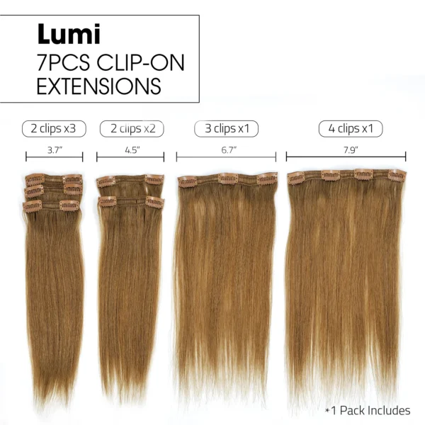 Hair Couture LUMI 7PCS CLIP-IN 18" - Image 9