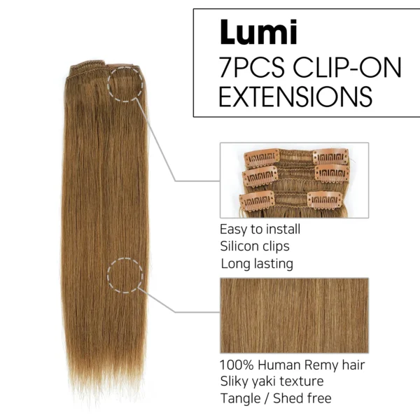 Hair Couture LUMI 7PCS CLIP-IN 18" - Image 8