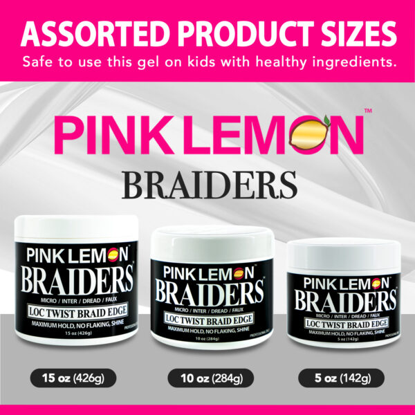 BELLATIQUE PINK LEMON BRAIDERS - 10 OZ - Image 3