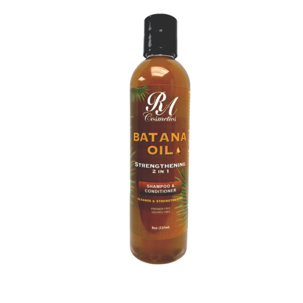 RA Cosmetics BATANA OIL STRENGTHENING 2 IN 1 Shampoo & Conditioner - 8oz - Image 6