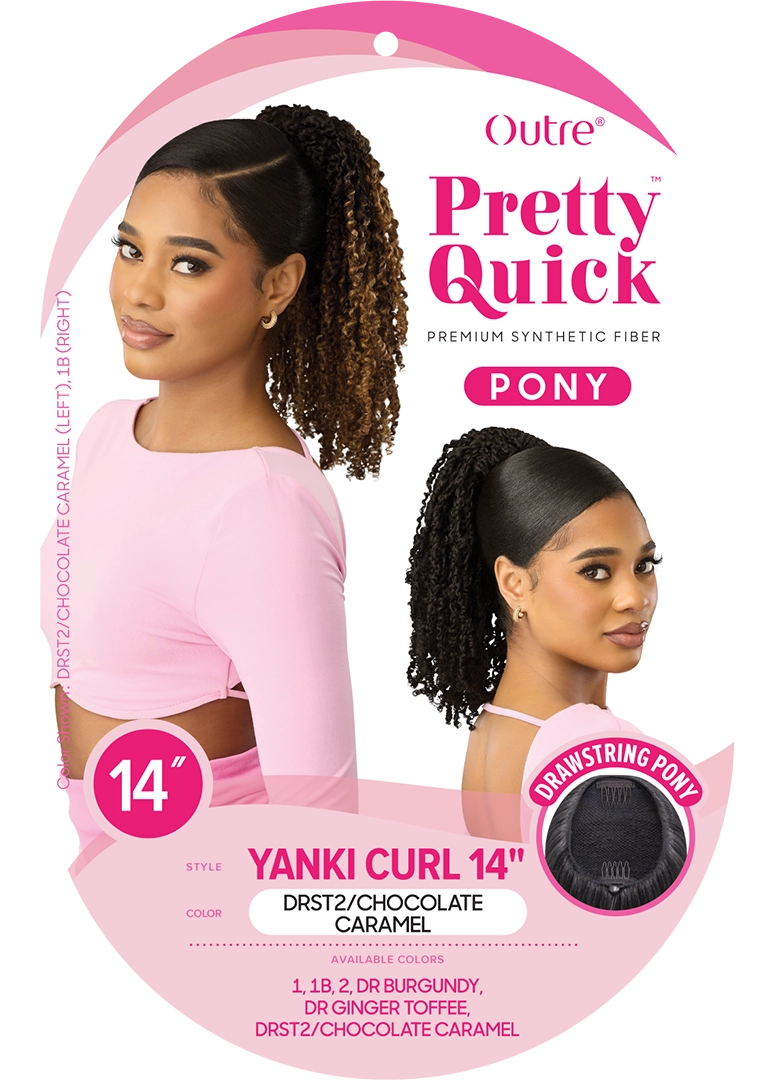 OUTRE PRETTY QUICK - DRAWSTRING PONY - YANKI CURL 14" - Image 8