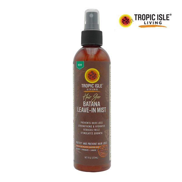 TROPIC ISLE LIVING Hair Gro BATANA LEAVE-IN MIST 8oz 237ml