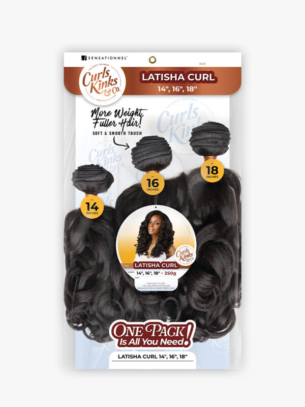 SENSATIONNEL CURLS KINKS & CO_MULTI LATISHA CURL 14″ 16" 18" - Image 8