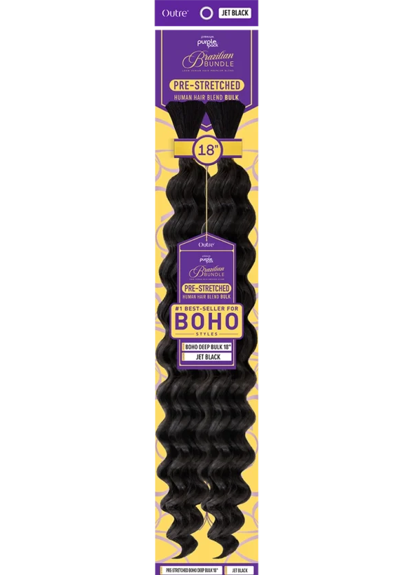 OUTRE PURPLE PACK BRAZILIAN - PRESTRETCHED BOHO DEEP BULK 18" - Image 3