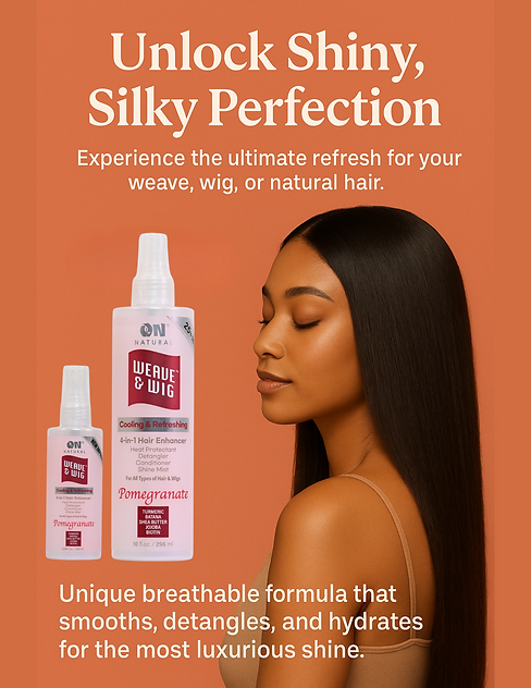 ON NATURAL WEAVE & WIG 4-in-1 Hair Enhancer - Pomegranate 10 fl.oz. - Image 6