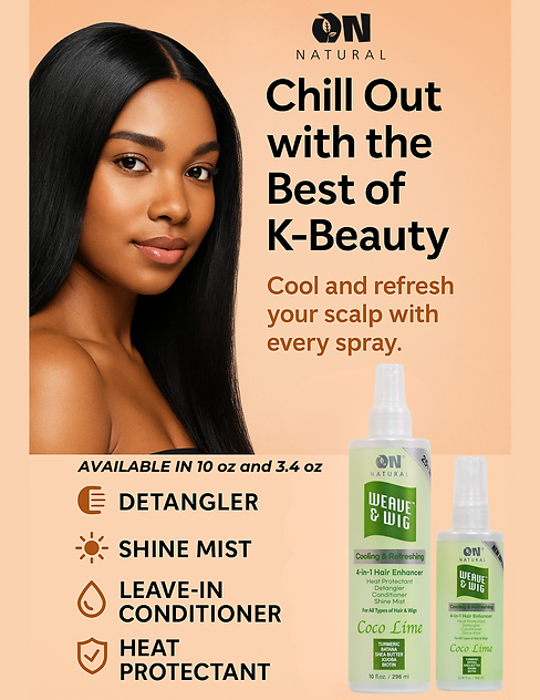 ON NATURAL WEAVE & WIG 4-in-1 Hair Enhancer - Pomegranate 10 fl.oz. - Image 8