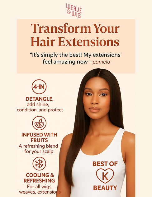 ON NATURAL WEAVE & WIG 4-in-1 Hair Enhancer - Pomegranate 10 fl.oz. - Image 7