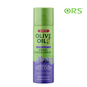 ORS Olive Oil Braid Sheen Spray Lavender Oil, Acai Oil & Biotin 10 OZ