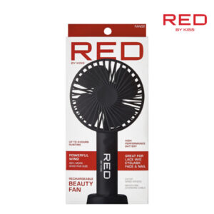 RED BY KISS Rechargeable Beauty fan - Black