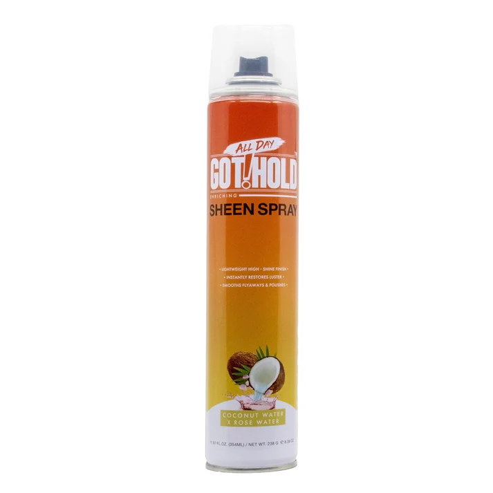 ALL DAY GOT HOLD SHEEN SPRAY Coconut Water and Rose Water - Image 4