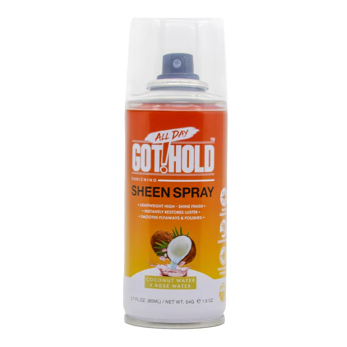 ALL DAY GOT HOLD SHEEN SPRAY Coconut Water and Rose Water - Image 3