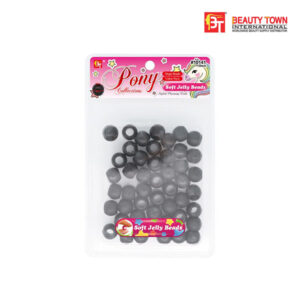 BEAUTY TOWN MEGA SOFT JELLY ROUND BEADS VALUE PACK - BLACK