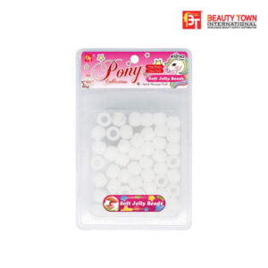 BEAUTY TOWN MEGA SOFT JELLY ROUND BEADS VALUE PACK - CLEAR