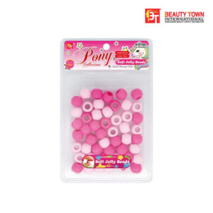 BEAUTY TOWN MEGA SOFT JELLY ROUND BEADS VALUE PACK - PINK ASSORTED