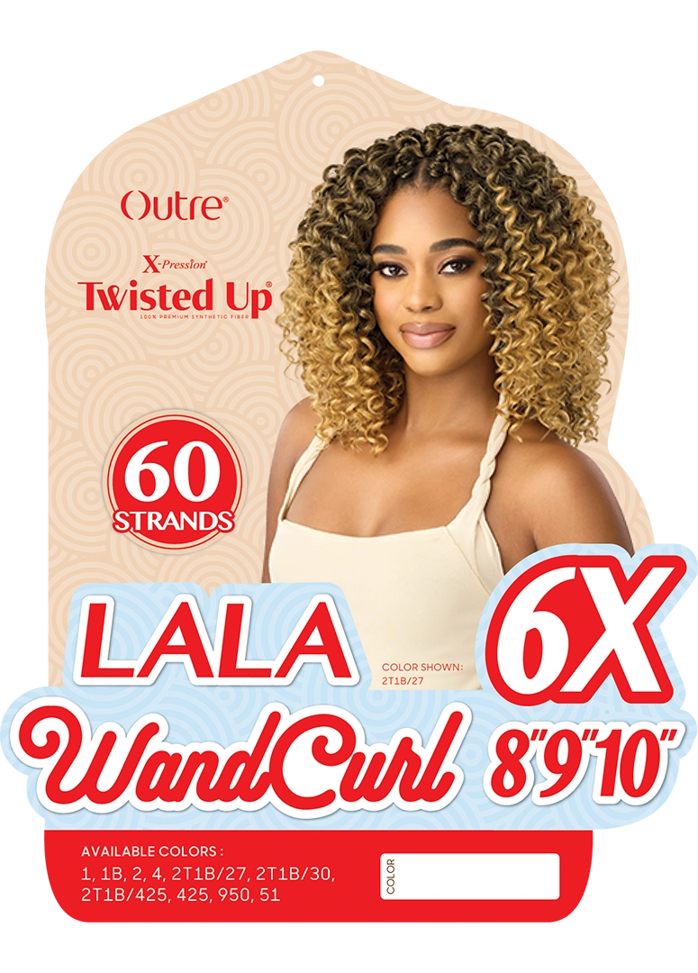 OUTRE X-PRESSION - TWISTED UP WET - LALA WANDCURL 8" 9" 10" 6X - Image 4