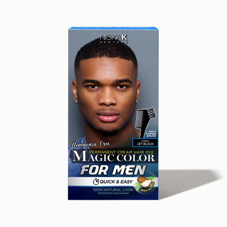 NICKA K Permanent Cream Hair Dye Magic Color for MEN - Image 3