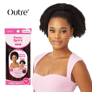 OUTRE DRAWSTRING PONYTAILS PRETTY QUICK - DRAWSTRING PONY - SPRING TWIST 10"