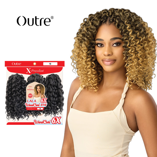 OUTRE X-PRESSION - TWISTED UP WET - LALA WANDCURL 8" 9" 10" 6X