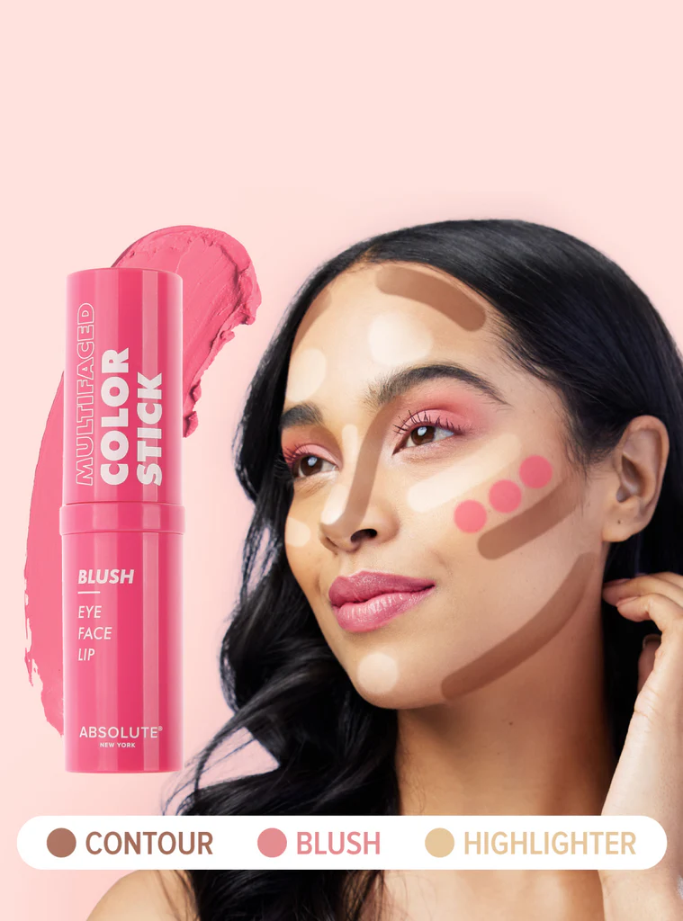 ABSOLUTE MULTIFACED COLOR STICK (CONTOUR/HIGHLIGHTER/BLUSH) - Image 5