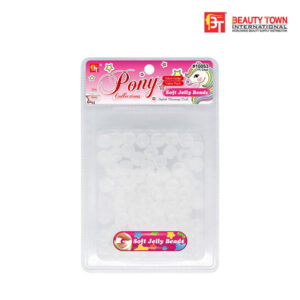 BEAUTY TOWN EXTRA LARGE SOFT JELLY ROUND BEADS VALUE PACK - CLEAR