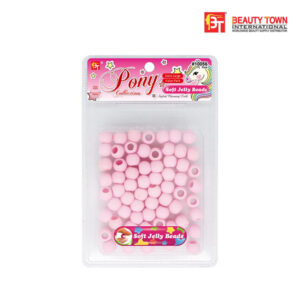 BEAUTY TOWN EXTRA LARGE SOFT JELLY ROUND BEADS VALUE PACK - PINK