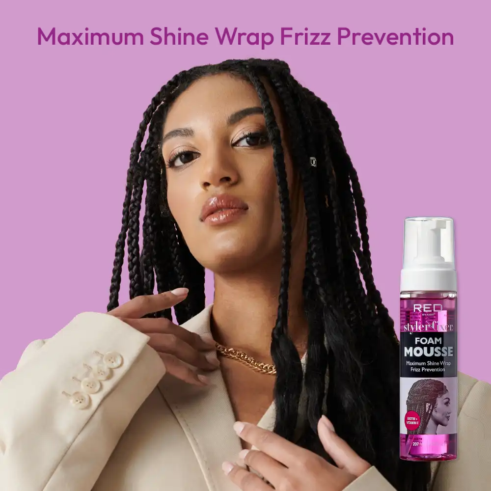 RED BY KISS Styler Fixer Foam Mousse Biotin & Vitamin E - Image 8