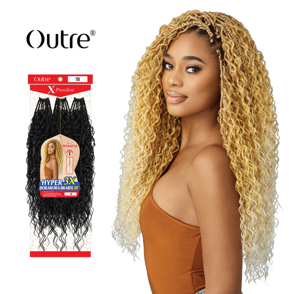 OUTRE X-PRESSION - TWISTED UP - HYPER BORABORA BRAID 20" 3X