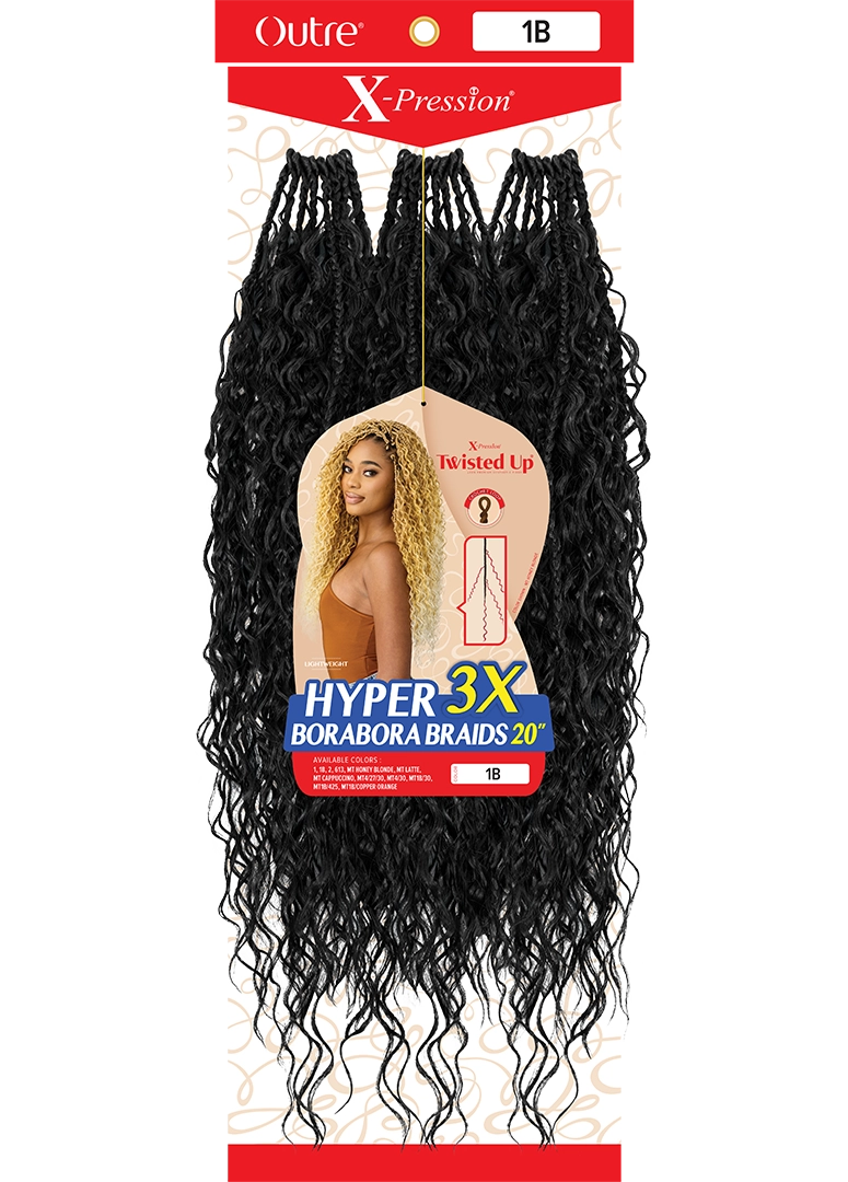 OUTRE X-PRESSION - TWISTED UP - HYPER BORABORA BRAID 20" 3X - Image 5