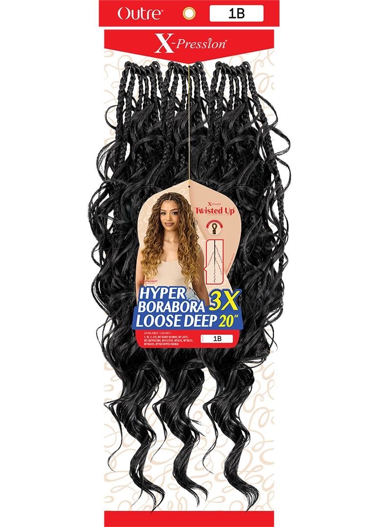 OUTRE X-PRESSION - TWISTED UP - HYPER BORABORA LOOSE DEEP 20" 3X - Image 5