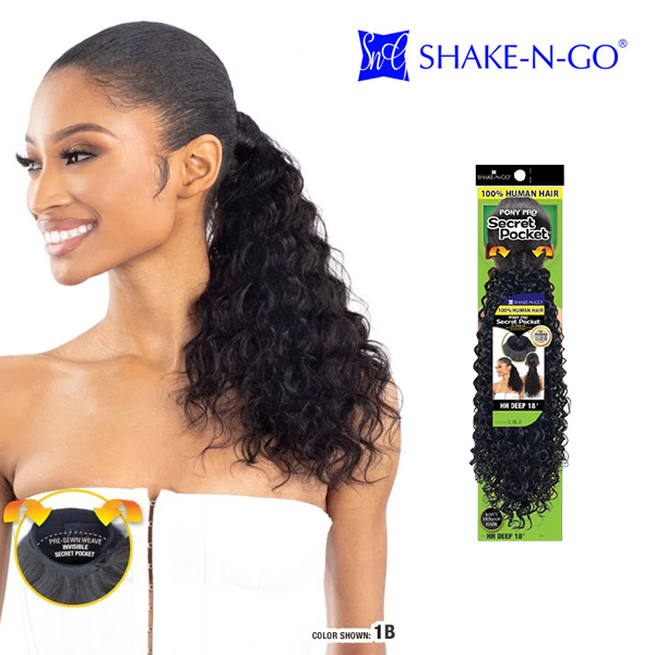 SHAKE-N-GO SECRET POCKET PONY PRO - HH DEEP 18"