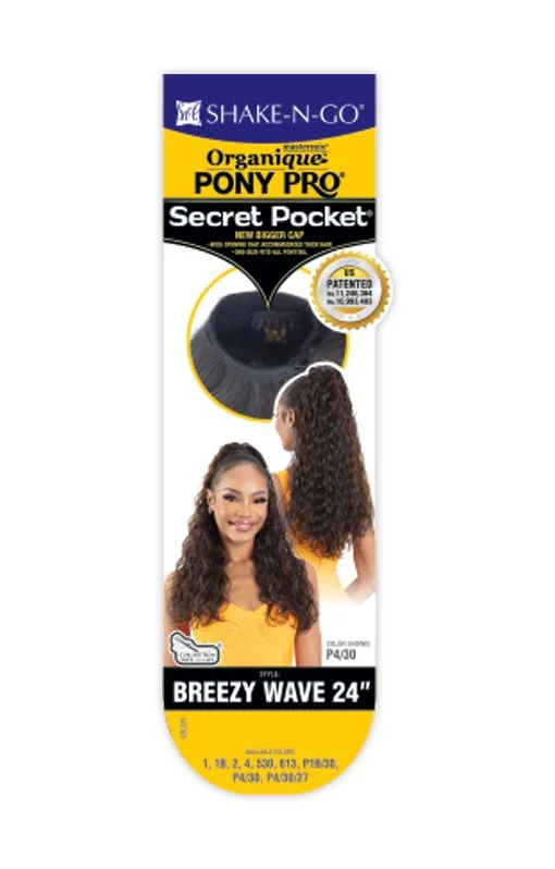 SHAKE-N-GO SECRET POCKET PONY PRO - BREEZY WAVE 24" - Image 6