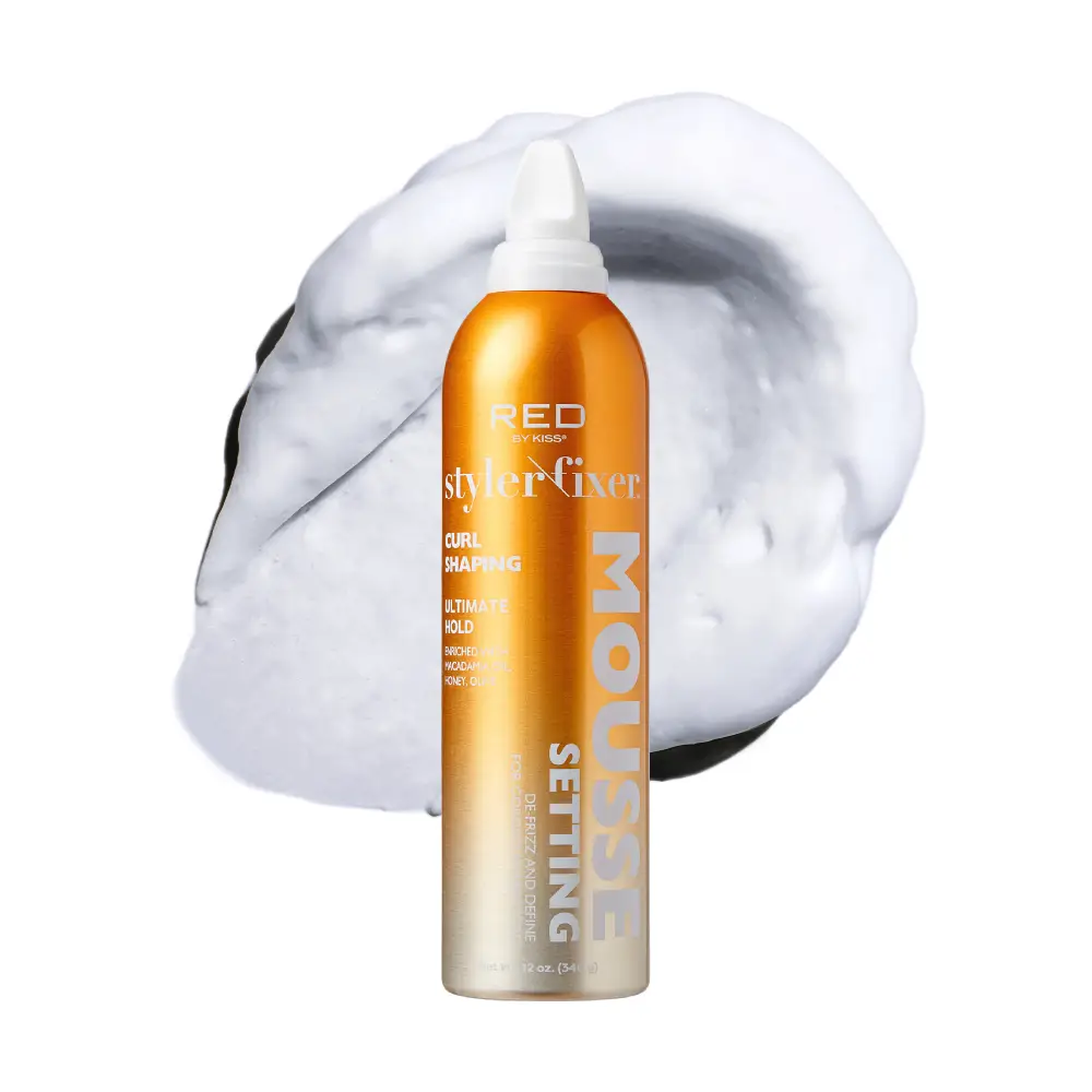 RED BY KISS Styler Fixer Frizz Control Setting Mousse - Image 4