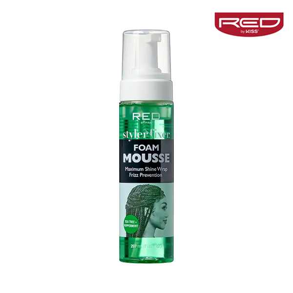 RED BY KISS Styler Fixer Foam Mousse Tea Tree Oil & Peppermint