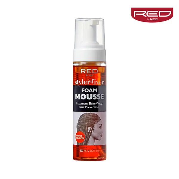RED BY KISS Styler Fixer Foam Mousse Hibiscus & Shea Butter