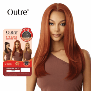 Outre 5X5 LACE CLOSURE WIG NATURAL YAKI 22"