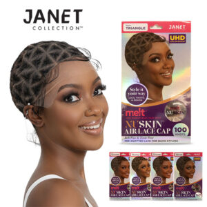 Janet Collection MELT NUSKIN AIR LACE CAP - DIAMOND / TRIANGLE / SQUARE / SECTOR