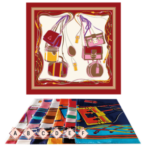 BEAUTY TOWN SILKY SATIN SCARF 35" - #06140