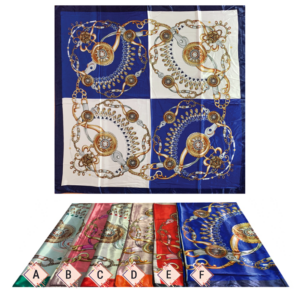 BEAUTY TOWN SILKY SATIN SCARF 35" - #06167