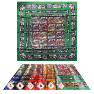 BEAUTY TOWN SILKY SATIN SCARF 35" - #06168